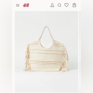 H&M “Fringed Shopper” NWT